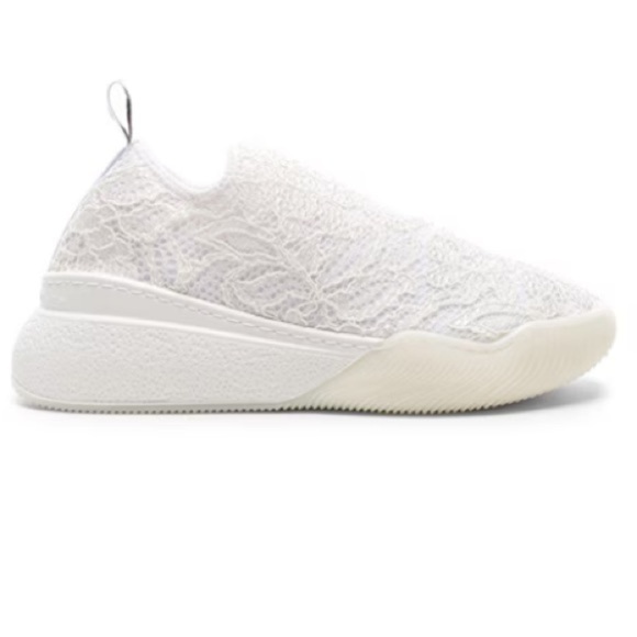 Stella McCartney Loop Lace Sock Sneakers Size 39​ - Picture 1 of 7